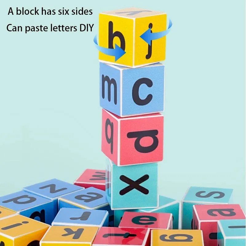 Interesting word competition, letter and English letter matching game, colorful block puzzle, children's interactive puzzle toys thumbnail 3