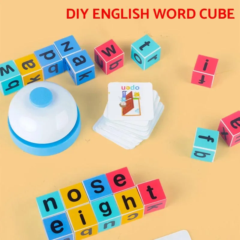 Interesting word competition, letter and English letter matching game, colorful block puzzle, children's interactive puzzle toys thumbnail 6