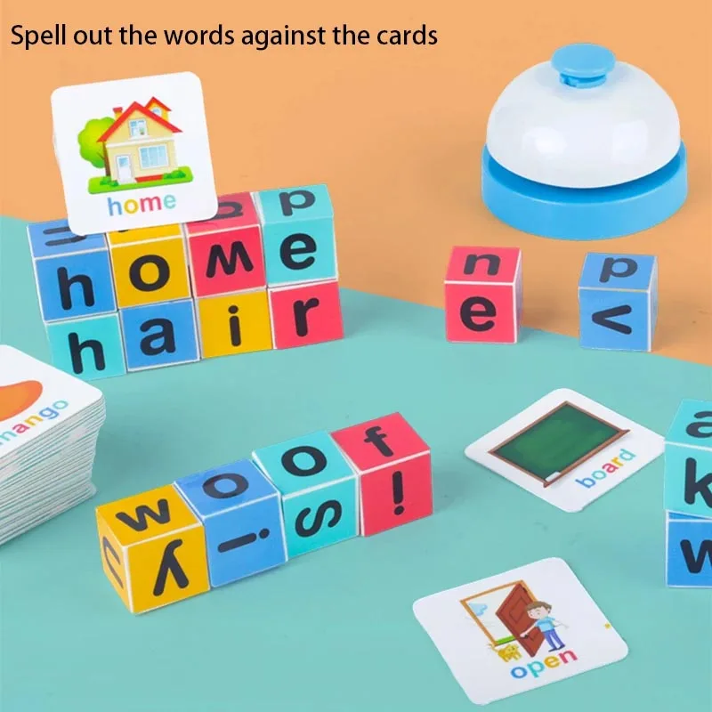 Interesting word competition, letter and English letter matching game, colorful block puzzle, children's interactive puzzle toys thumbnail 7