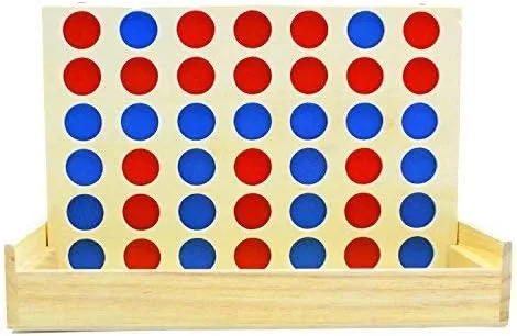 4 in a Row Wooden Board Game for Kids thumbnail 7