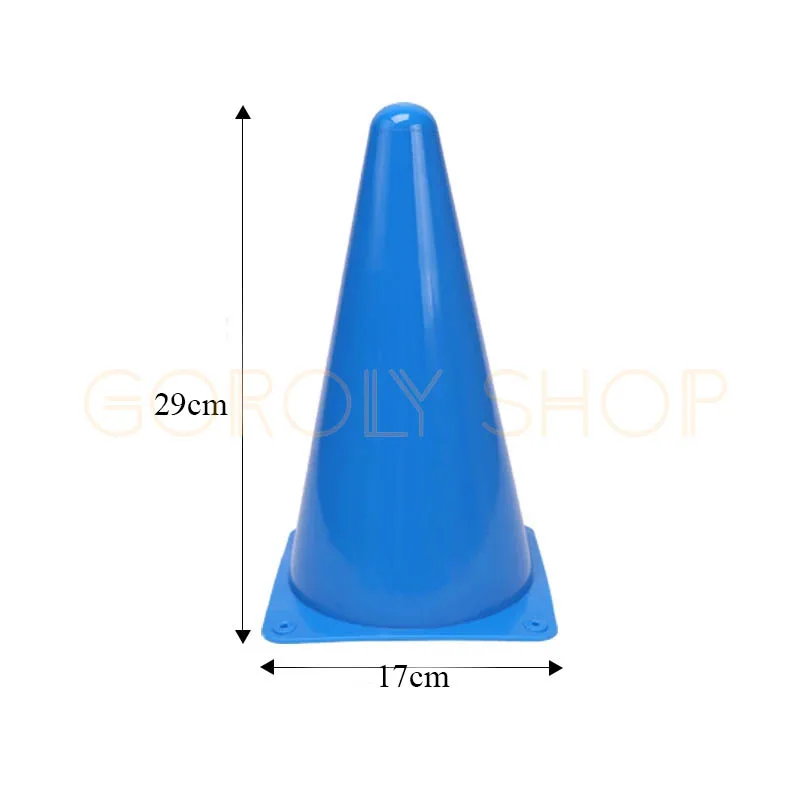 29cm Football Training Cone Buckets – Soccer Obstacle Markers for Agility & Practice thumbnail 3