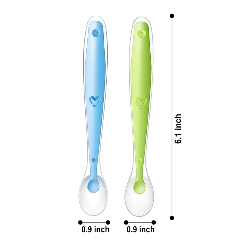 Baby Silicone Feeding Spoon thumbnail 2