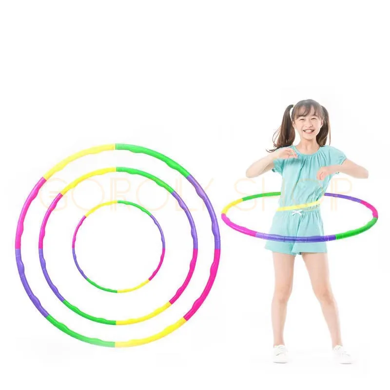 Children's waist spinning toy outdoor detachable exercise circle fitness equipment plastic gymnastics fitness training equipment thumbnail 2