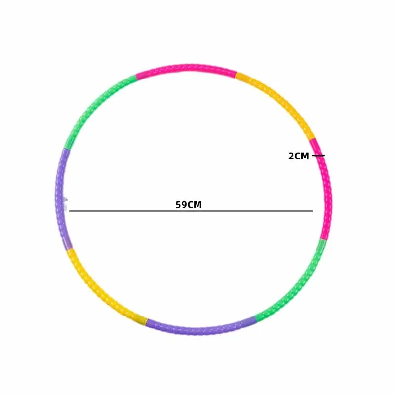 Children's waist spinning toy outdoor detachable exercise circle fitness equipment plastic gymnastics fitness training equipment specification 1