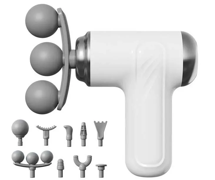 Fascia Gun Light Age 3-Head Deep Tissue Massage Gun