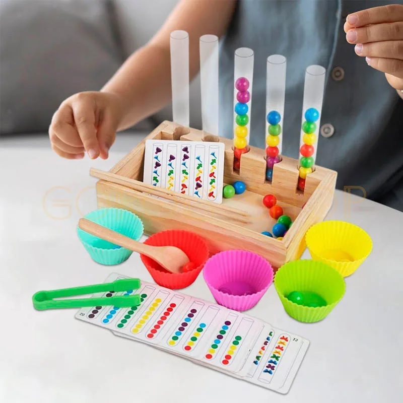Rainbow Beads Clip-Clap Music Toy specification 2