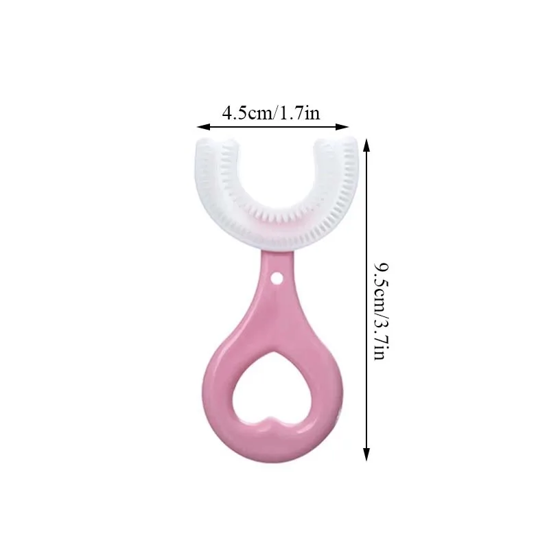 U Shaped Toothbrush for Kids | 360° Silicone Automatic Toothbrush for Children thumbnail 5