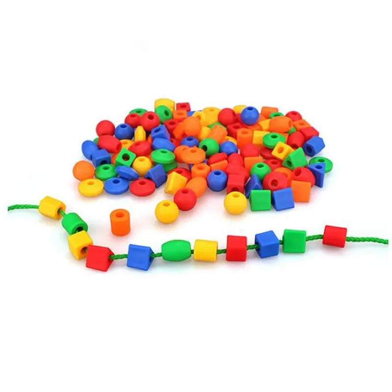 oddler Lacing Beads Toy | Montessori Threading & Fine Motor Skills Learning Game thumbnail 4