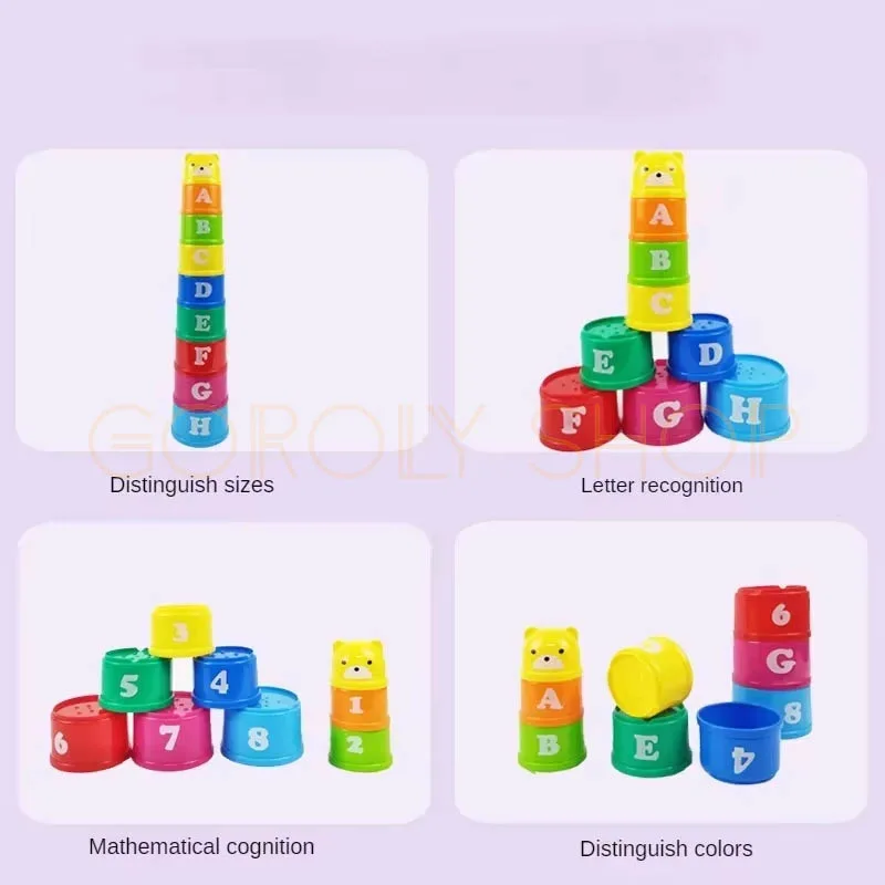 Fold Cup Toy for Kids | Stacking & Nesting Cups Montessori Educational Toy thumbnail 3