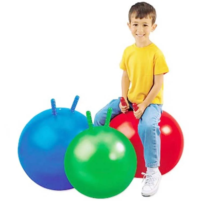Jumping Hopping Ball for Kids | Handle Bouncing Exercise Ball Toy for Children thumbnail 2