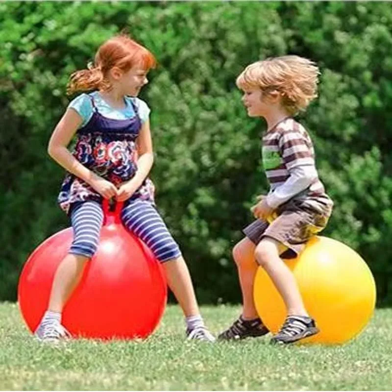 Jumping Hopping Ball for Kids | Handle Bouncing Exercise Ball Toy for Children thumbnail 5