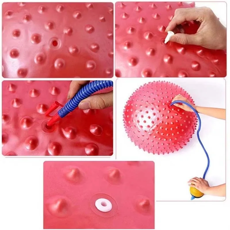 Yoga Ball 85cm | Large Fitness Exercise & Balance Therapy Ball for Kids and Adults thumbnail 2