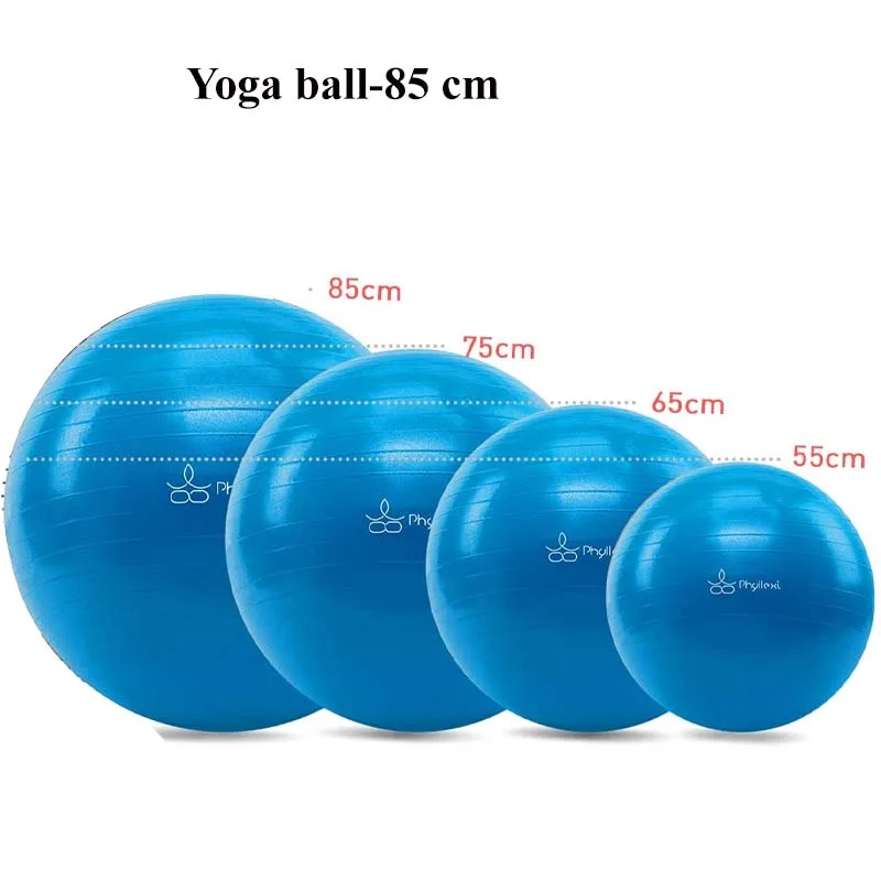 Yoga Ball 85cm | Large Fitness Exercise & Balance Therapy Ball for Kids and Adults thumbnail 4