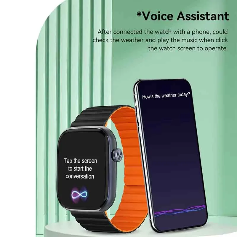 IMIKI ST2 Bluetooth Calling Smartwatch | 1.96” Display Fitness Tracker thumbnail 5
