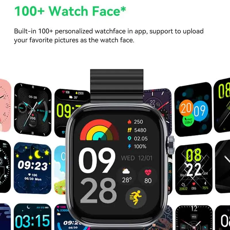 IMIKI ST2 Bluetooth Calling Smartwatch | 1.96” Display Fitness Tracker thumbnail 6
