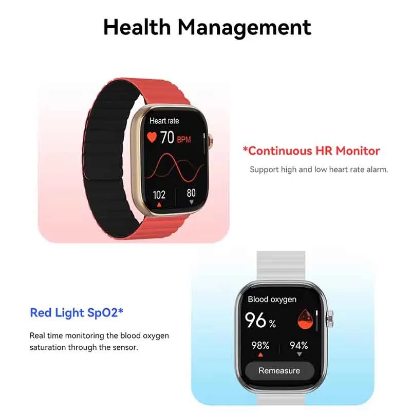 IMIKI ST2 Bluetooth Calling Smartwatch | 1.96” Display Fitness Tracker thumbnail 7