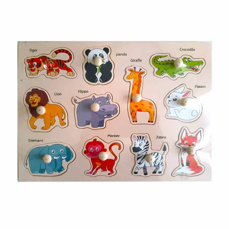 children's wooden peg puzzle  thumbnail 2