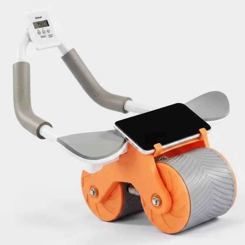 Dual Wheel Abdominal Exercise Roller Non-slip Stable Fitness Equipment thumbnail 3