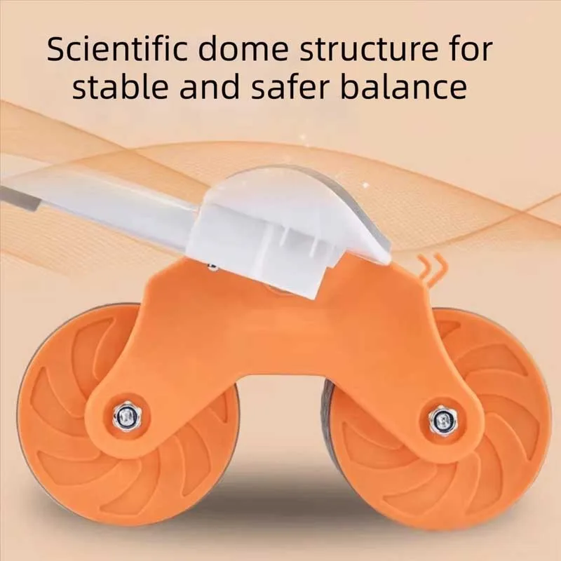 Dual Wheel Abdominal Exercise Roller Non-slip Stable Fitness Equipment thumbnail 4