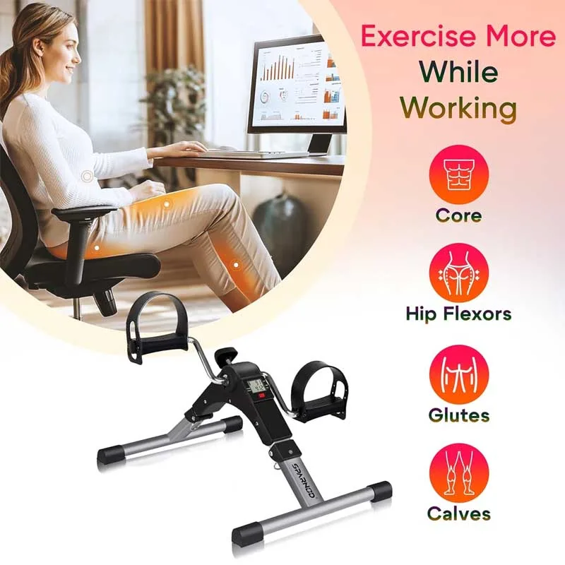Folding Mini Pedal Bike Exerciser For Rehabilitation Arm Leg Cycling Exerciser specification 1